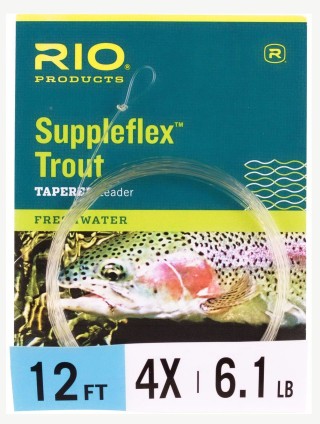 Bas de Ligne RIO Suppleflex Trout 12´(3,70m) - PLC FLY SHOP