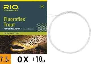 Bas de Ligne RIO Fluoroflex Trout 7,5' (2,30m) - PLC FLY SHOP