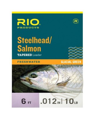 Bas de Ligne RIO Steelhead/Saumon GLacial Green 6' (1,80m) - PLC FLY SHOP
