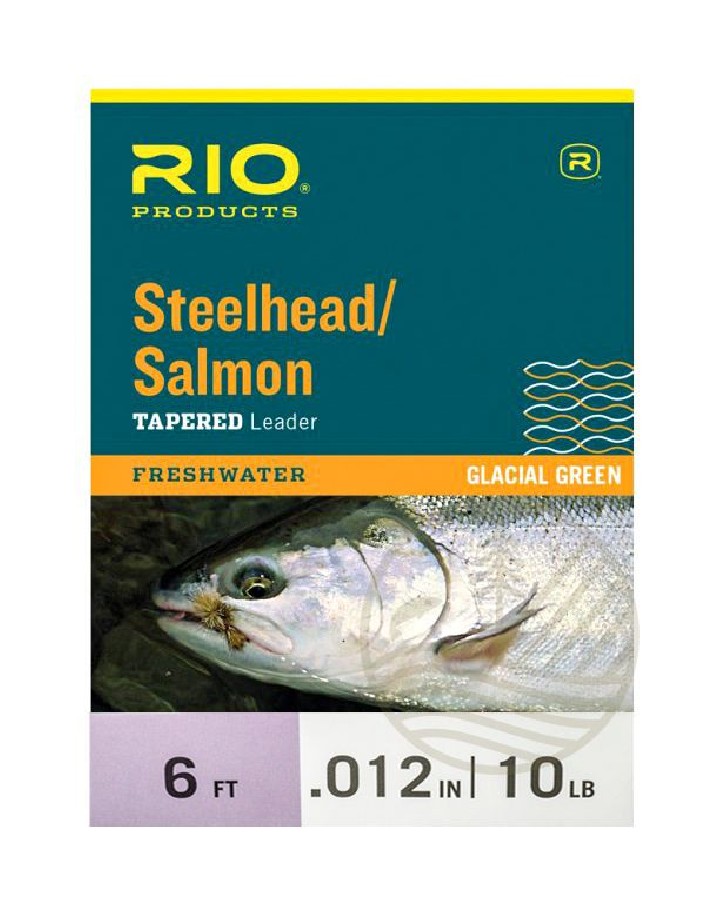 Bas de Ligne RIO Steelhead/Saumon GLacial Green 6' (1,80m) - PLC FLY SHOP