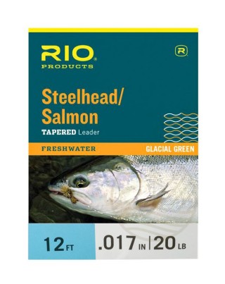 Bas de Ligne RIO Steelhead/Saumon Glacial Green 12' (3,70m) - PLC FLY SHOP