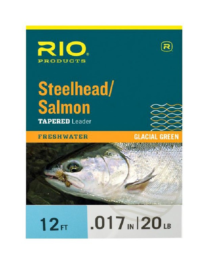 Bas de Ligne RIO Steelhead/Saumon Glacial Green 12' (3,70m) - PLC FLY SHOP