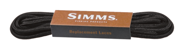 Lacets de rechange SIMMS noir | PLC FLY SHOP