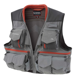 Gilet mouche SIMMS guide vest steel