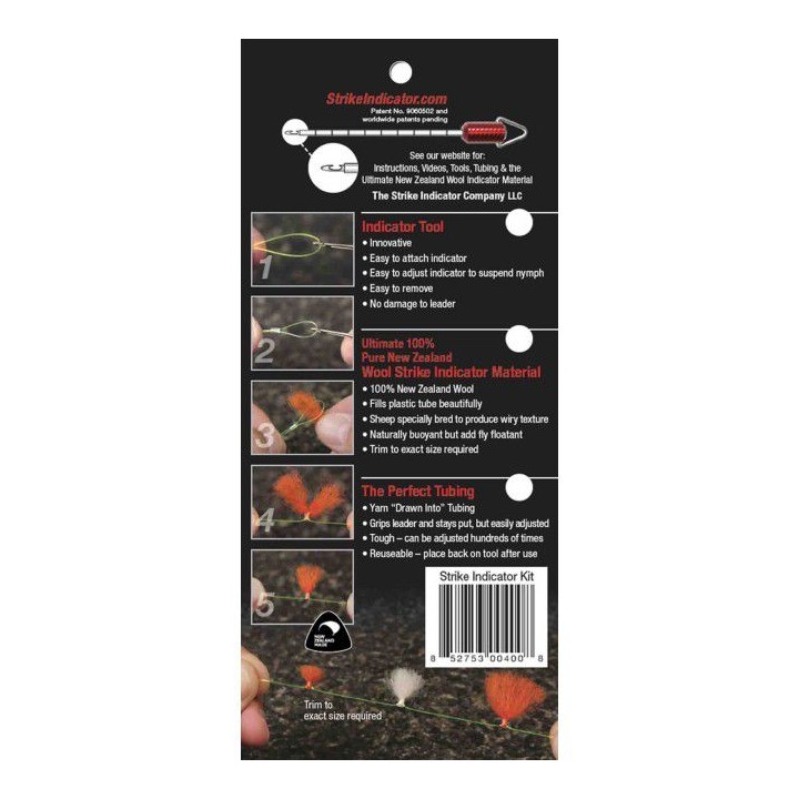 New Zealand strike indicator tool kit