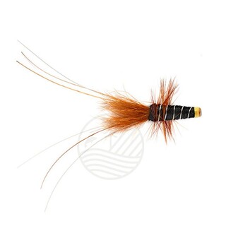 Mouche Saumon FULLING MILL Tube Fly Black Francis (tube cuivre)| PLC-PECHE.FR