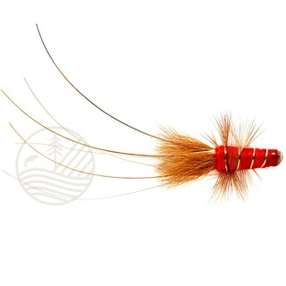 Mouche Saumon FULLING MILL Tube Fly Red Francis (tube cuivre) | PLC-PECHE.FR