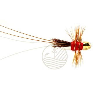 Mouche Saumon tube fly Red Francis (tube plastique+conehead) | PLC-PECHE.FR