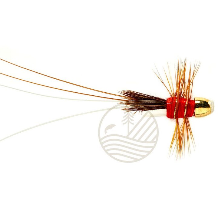 Mouche Saumon tube fly Red Francis (tube plastique+conehead) | PLC-PECHE.FR
